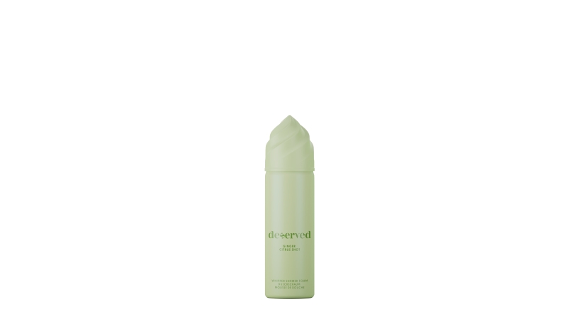 Deserved Whipped Shower Foam Ginger Citrus Shot 100 ml Sticker