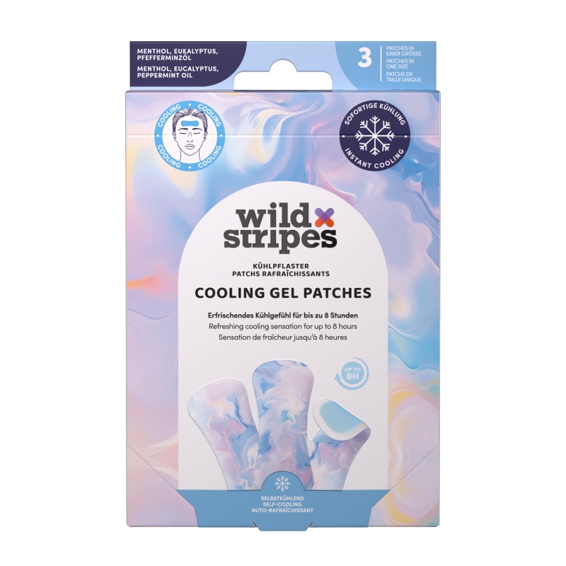 Wild Stripes Cooling Patches Moonlight Glow